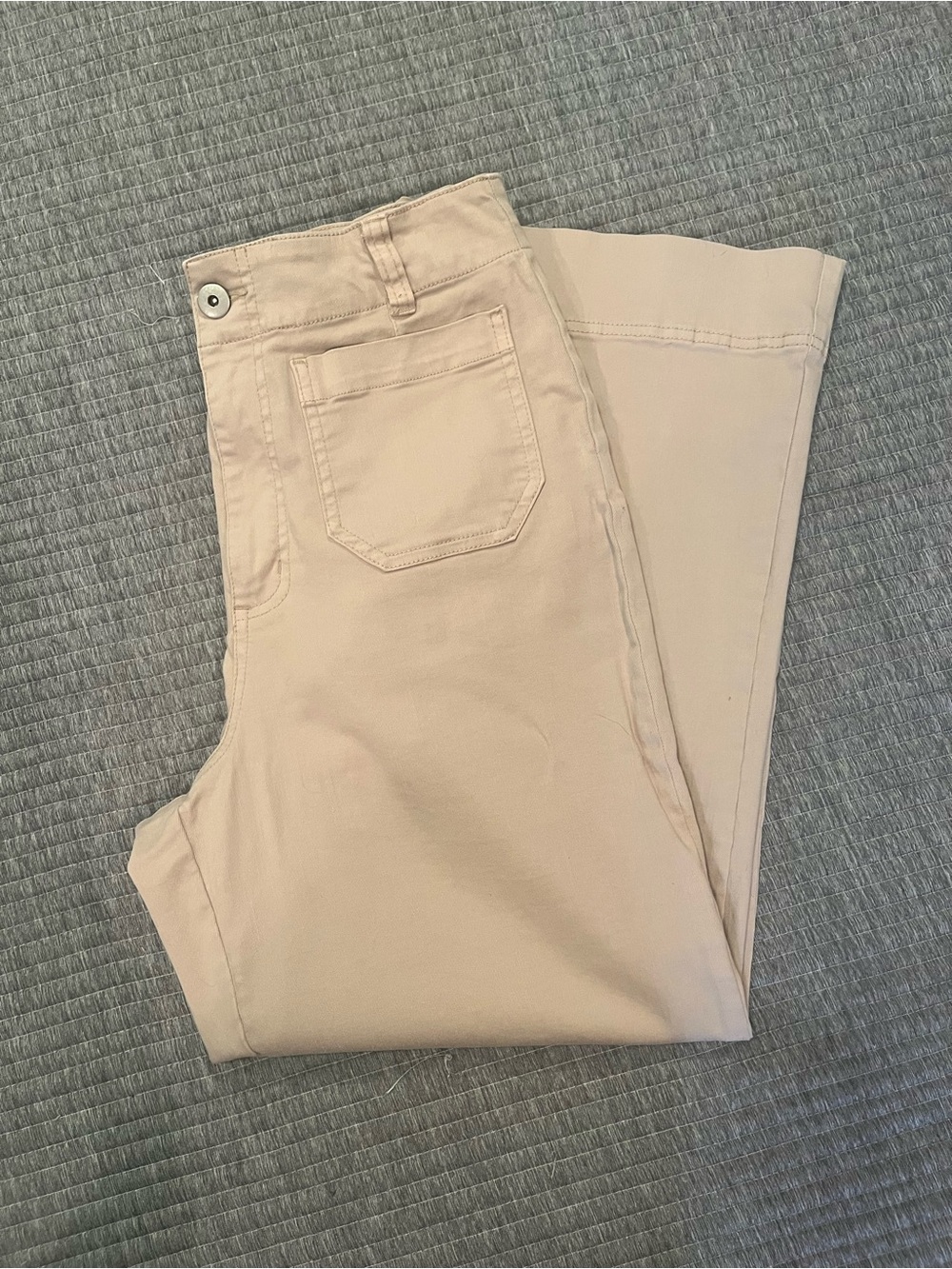 Habitat Wide-Leg Pants in Light Beige